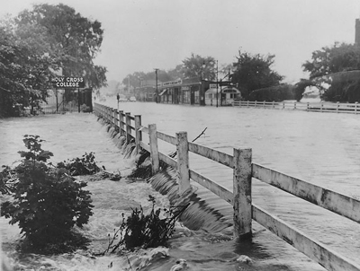 1955 flood in Worcester area
