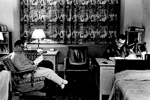 Lehy Hall Student Room around 1950s