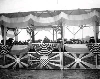 President Theodore Roosavelt at 1905 Holy Cross commencement