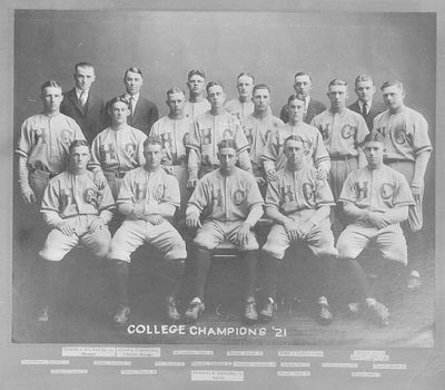 1921 Holy Cross Baseball Team