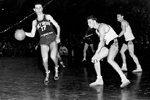 Bob Cousey playing in 1947 NCAA Championship against Oklahoma