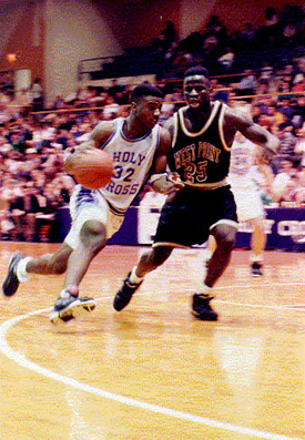1990s Holy Cross Men's Basketball game against West Point