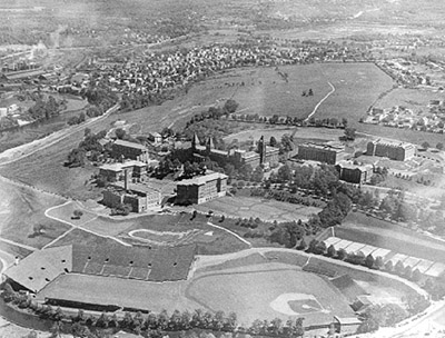 1940 Aerial View of Campus