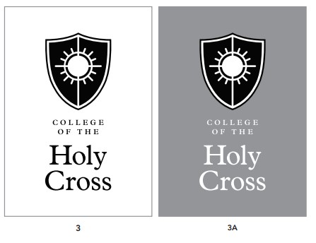 Holy Cross Logo - Vertical - Black