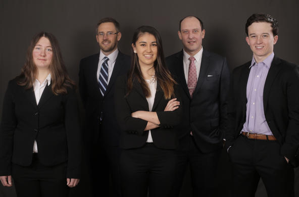 Holy Cross team at the American Collegiate Moot Court Association
