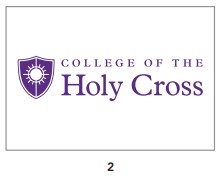 Holy Cross Logos Primary Purple