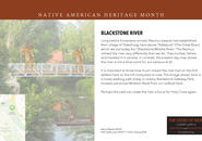 Description of Blackstone River history and reflections on contemporary use.