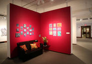 View of print installation by Isabel Dawson.