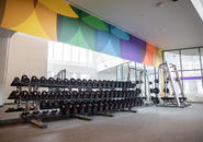 free weights inside The Jo