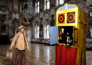 Lily and Puppet Theatre in the Ballroom