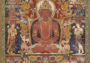Buddha Amitābha and Eight Bodhisattvas, Museum of Fine Arts Boston, 67.818
