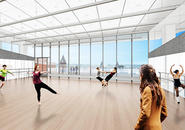 Artist Renderings: Large rehearsal and function space 