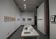 Prints and tables with artist's books