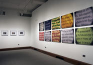 Word, Image, Text installation view