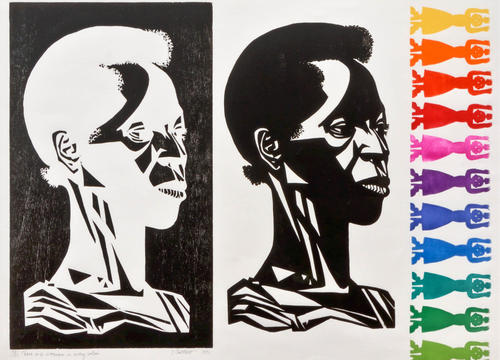 &quot;There Is A Woman In Every Color,&quot; 1975, Elizabeth Catlett
