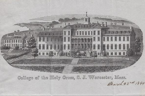 Photo of campus from 1849