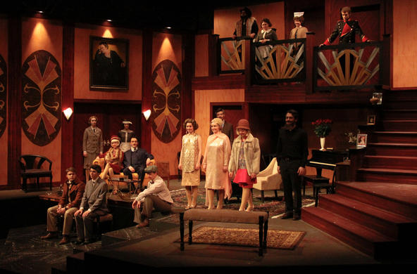 students performing in a theater production in Fenwick Theater