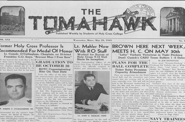 Photo from May 23 1945 issue of the Tomahawk 