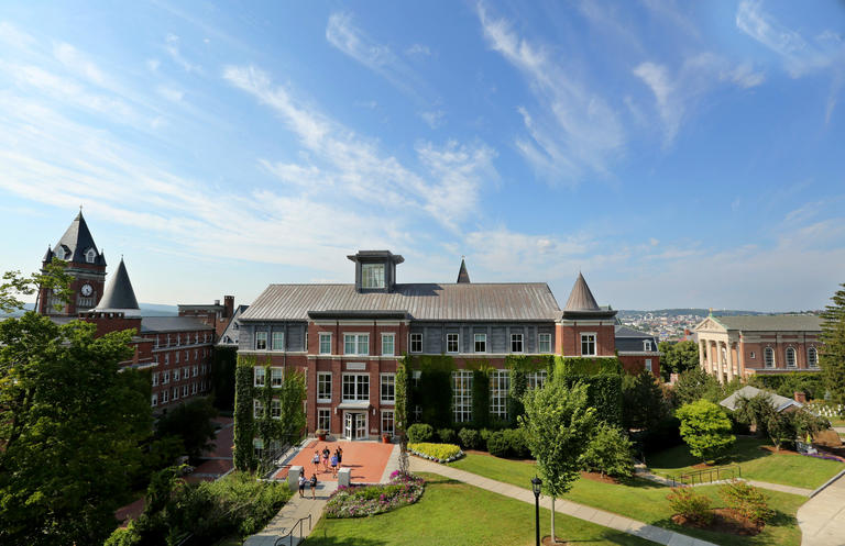 aerial view of Smith Hall