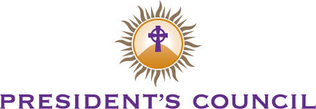 president's council logo with sunburst and the words President's Council below it