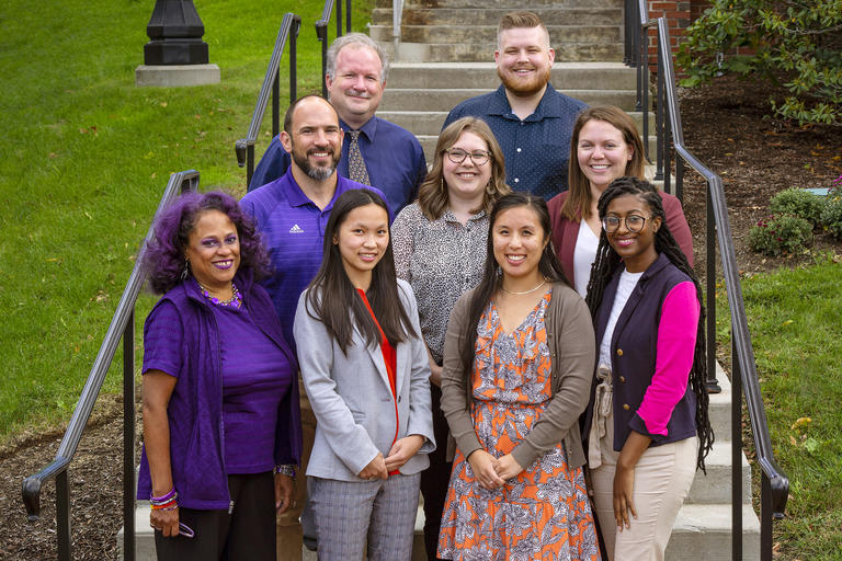 Group picture of Residence Life & Housing professional staff members