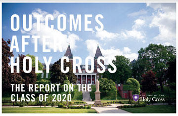 cover of Outcomes After Holy Cross: The Report on the Class of 2020 report