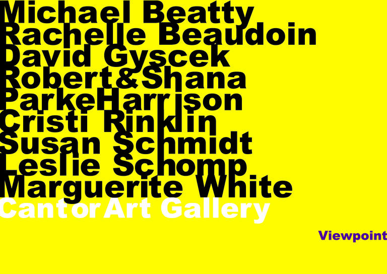 Viewpoint faculty exhibition graphic
