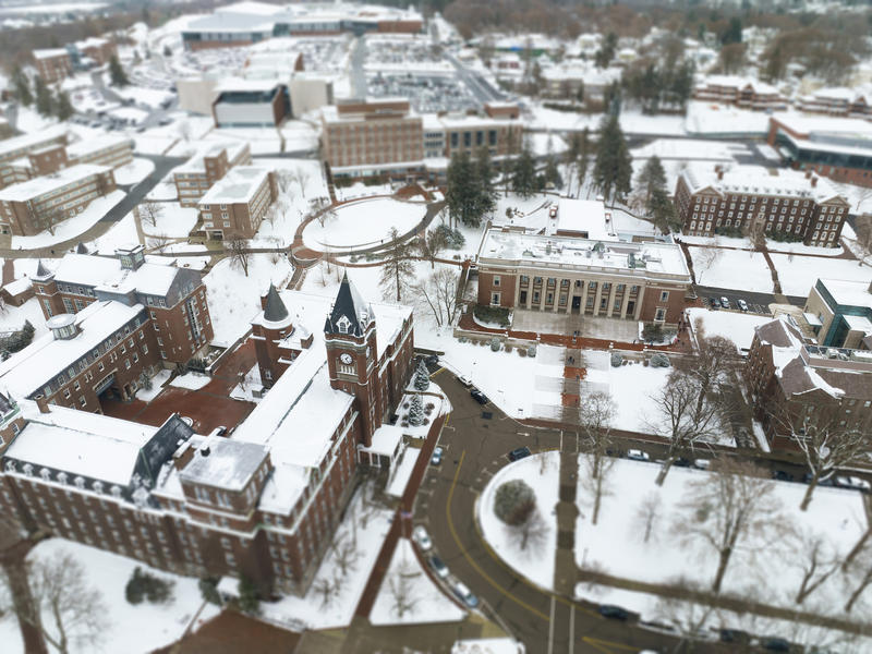 Holy Cross campus from above