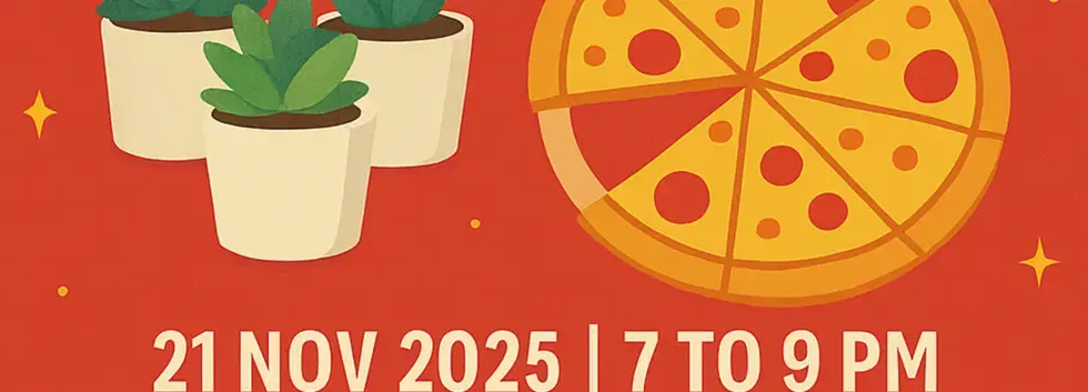 Pizza and plants night