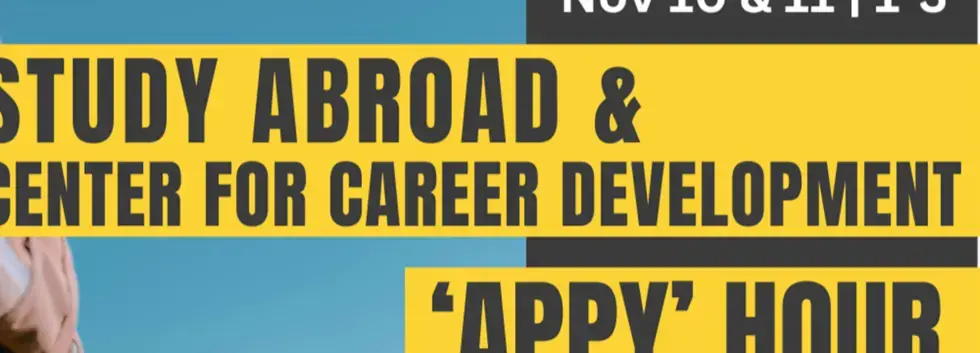 CCD/Study Abroad: 'Appy' Hour