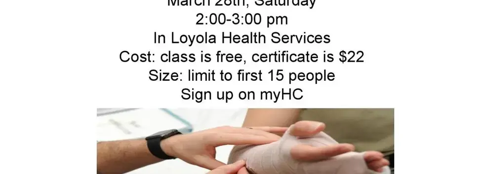 First Aid Certification Class