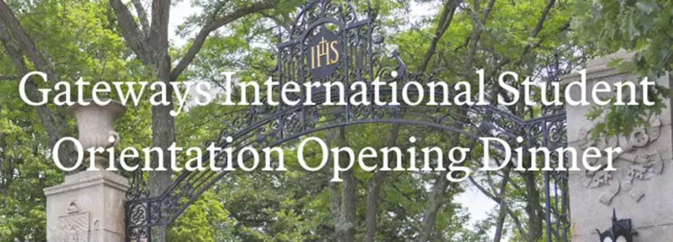 Gateways International Student Orientation Opening Dinner