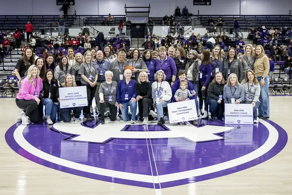 a group of women on a basketball court