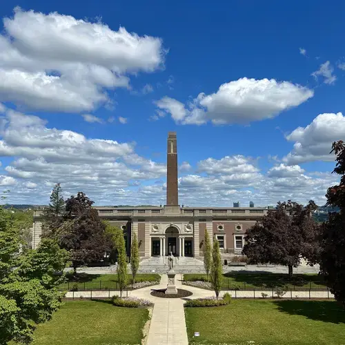 View of Kimball Hall from outside.
