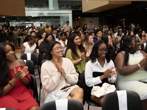 Mosaic Reception celebrating first generation college students at the Prior Performing Arts Center on May 25, 2023 at the College of the Holy Cross in Worcester, Massachusetts.