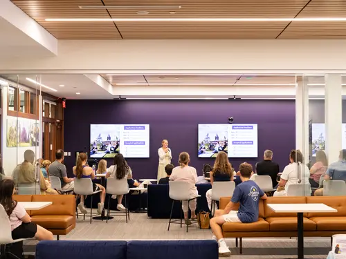 new admissions center in fenwick hall