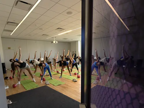 Students work out in the the Joanne Chouinard-Luth Recreation and Wellness Center