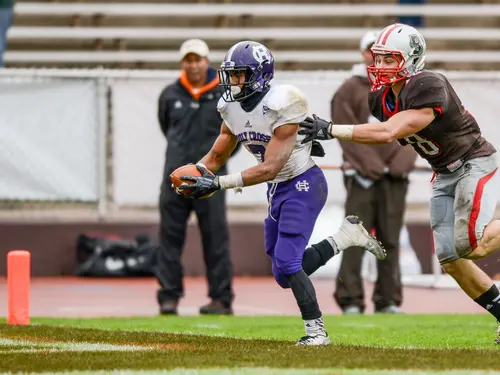 Kalif Raymond at Holy Cross