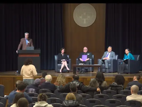 panel taking questions