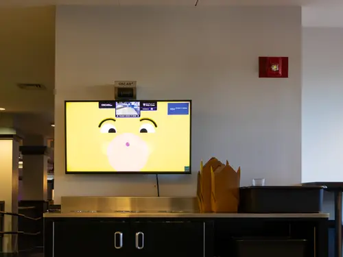 The OSCAR AI Sorting robot taken on October 9th, 2025 at Holy Cross