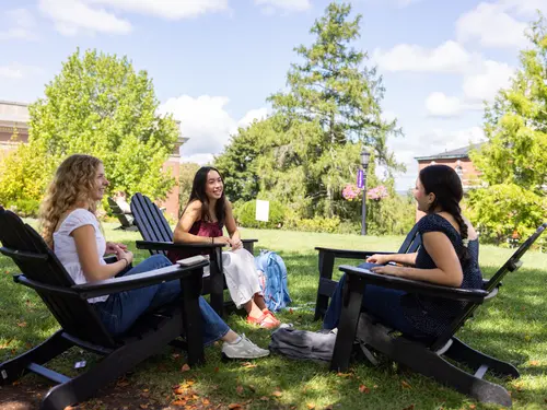 Students participating in constructive dialogue