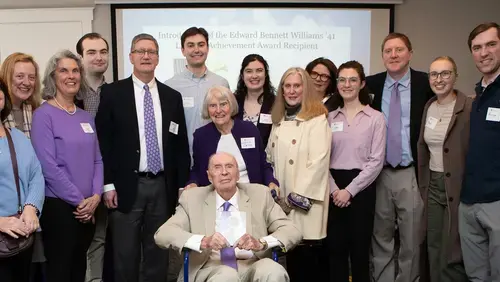 a group smiling at the camera