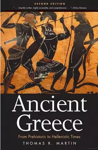 book cover of Ancient Greece in black and gold