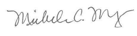 Michele Murray's hand written signature.