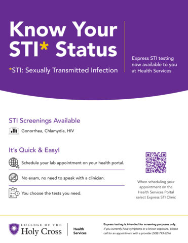 Know Your STI Status-Express STI Clinic NOW OPEN!