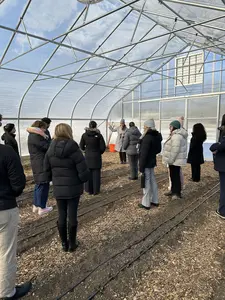Students visit Community Harvest