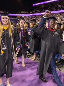Students celebrate their graduation at Holy Cross commencement 2026