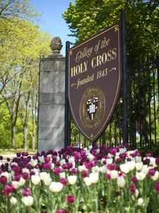 Holy Cross campus gates