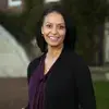 Holy Cross Sr. VP of Student Development Michele Murray poising for a portrait