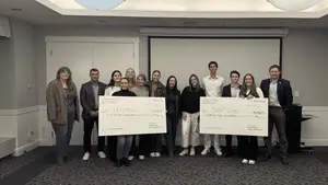 This year, 14 teams entered their business ideas and prototypes into the annual Cross Tank Competition.